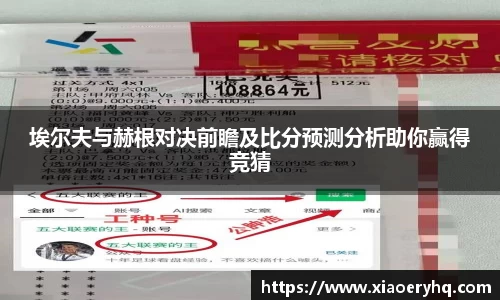 埃尔夫与赫根对决前瞻及比分预测分析助你赢得竞猜